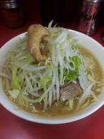 「小ラーメン、麺少な目、ニンニク、アブラ」@ラーメン二郎 ひばりヶ丘駅前店の写真