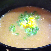 「醤油つけ麺+大盛り+鶏チャーシューご飯」@麺屋33の写真