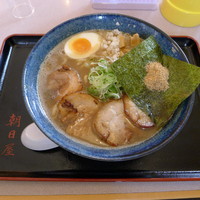 「こってりチャーシューメン　900円」@朝日屋の写真