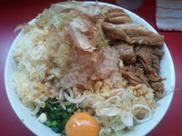 「豚まぜそば+ダブルチーズ アブラ ニンニク」@用心棒の写真