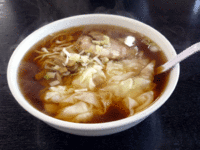 「ワンタンメン（700円）」@手打ちらーめん 福一 飯山満店の写真