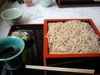 「もりそば（６００円）」@峠の茶屋の写真