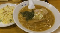 「ら〜めん580円+半チャーハン150円」@汁番 市ヶ谷店の写真