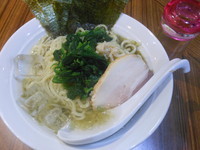 「海苔塩冷し麺（中盛２４０ｇ）」@中華そば 伝堂の写真
