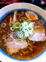 「醤油ラーメン」@喜多方らーめん本舗 ふぶき亭の写真