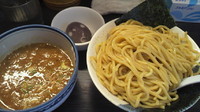 「濃厚煮干しつけ麺(大盛)+味玉赤ワイン風味」@麺や ポツリの写真