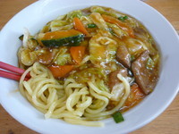 「スタミナ冷やし大盛（700円）」@スタミナラーメン 三四郎の写真