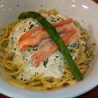 「【冷】　蟹クリーム冷し麺」@上田らあめん はちの写真