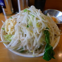 「小ラーメン（ニンニク）＋きざみたまねぎ&たまご」@ラーメン二郎 八王子野猿街道店2の写真