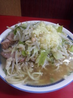 「小ラーメン、ニンニク、アブラ」@ラーメン二郎 目黒店の写真