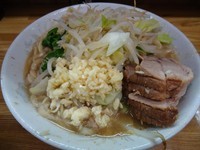 「小ラーメン(ニンニク)」@ラーメン二郎 赤羽店の写真