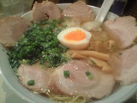 「チャーシューワンタンメン（大盛）」@再来軒の写真