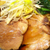 「醤油ラーメン+大盛り+卵かけご飯」@らぁ麺 あんどの写真