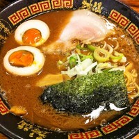 「中華そば+味玉+替玉」@金澤濃厚中華そば 神仙の写真