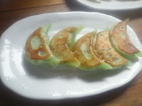 「しそ餃子（5ヶ） 400円」@麺家 ゐをりの写真