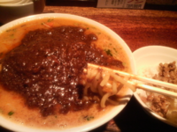 「ひっそり限定]モアスパイシー味噌カレータンメン（辛さなし）」@酒と肴と麺の店 田村屋の写真