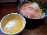 「【期間限定】涼菜つけ麺～ニューサマーオレンジ味～」@中華そば 旋の写真