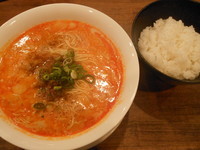 「担担麺＋ご飯」@創作麺工房 鳴龍の写真