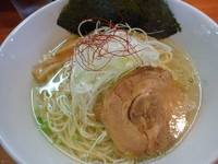 「【限定】地鶏そば塩（700円）＋大盛（100円）」@麺や 虎ノ道の写真