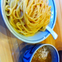 「本日の煮干つけ麺 特盛」@蕾 煮干 分家の写真