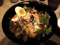 「とろろひやし麺￥750＋ゆで卵サービス券＋杏仁豆腐ランチ無料」@品の一の写真