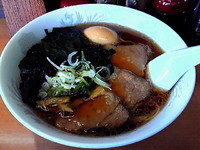 「生ワカメラーメン￥800＋味玉￥100」@尾道ラーメン 正ちゃんの写真