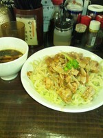 「肉盛りつけ麺 200g」@魁 肉盛りつけ麺 六代目けいすけの写真