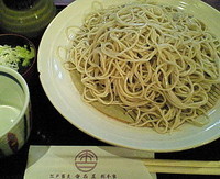 「もりそば（大＋１００円）＝６５０円」@香名屋 花園店の写真