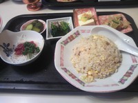 「半チャーハンセット」@来々軒南口の写真