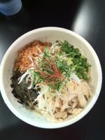 「とり塩冷やしまぜそば」@らーめん まぜそば てっぺん 春日井店の写真