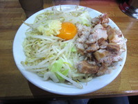 「油そば（ニンニク少なめ）」@ラーメン髭の写真