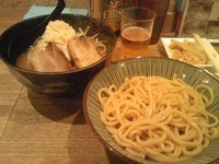 「銀二郎　並（麺少なめ、にんにく多め）800円」@つけ麺屋 銀四郎の写真