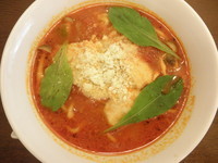 「トマトスープ麺　「680円」」@麺Dining セロリの花 綾瀬店の写真