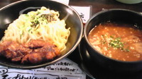 「魚介とんこつつけ麺２玉（７８０円）＋なんこつチャーシュー」@らーめん神月の写真