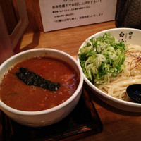 「みそつけ麺 ネギ増し」@麺屋 白神の写真