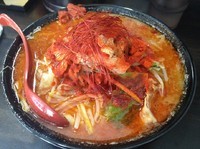 「赤虎らーめん(840円)」@辛味噌らーめん専門 虎よしの写真