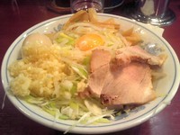 「油そば（麺少なめ、にんにく増し） 850円」@らーめん大 大森店の写真