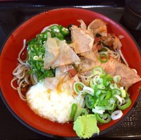 「冷しオクラとろろそば（￥470）」@名代 富士そば 六本木店の写真