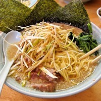 「ネギコテコテラーメン（麺カタ）+大盛　1,000円」@ラーメンショップ 坂東店の写真