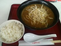 「カレーラーメン+ごはん（600円+0円）」@くるまやラーメン 浦安店の写真