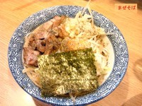 「まぜそば」@らーめん・つけめん 虎心の写真