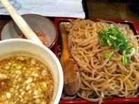 「濃厚海老味噌つけ麺」@進化驀進 本町店の写真
