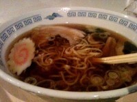 「しょう油ラーメン」@足利フラワーパーク テイクアウトコーナーの写真