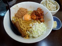「油そば（野菜大盛ニンニク）」@味噌麺処 花道庵の写真