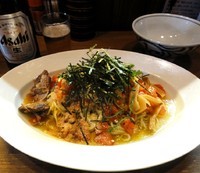 「試作品・まぜそば冷やしトマト」@ラーメンアキラの写真