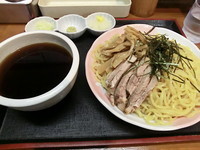 「ざるらーめん（550円）＋麺変更（50円）＋大盛り（0円）」@いだてんの写真