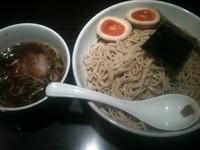 「ＹＵＺＵＴＳＵＫＥ・あっさり（930円）」@京鰹節つけ麺 愛宕 ATAGOの写真