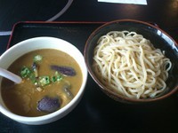 「カレーちゃーしゅーつけめん　900円」@中華そば 田家 本店の写真