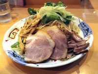 「【限定】梨味禅の冷やしぶっかけ＋チャーシュー、800＋200」@魂麺の写真