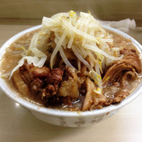 「小ラーメン麺少なめ野菜増し」@ラーメン荘 歴史を刻め 本店の写真